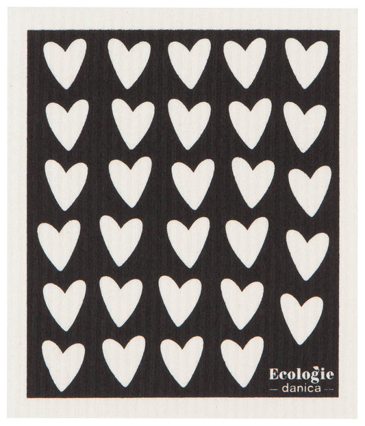 Hearts Swedish Dishcloth