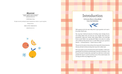 Grandmother's Recipe Journal - SALE!